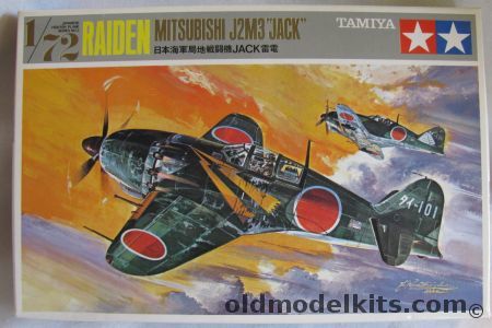 Tamiya 1/72 Mitsubishi J2M3 Raiden 'Jack', FA103-100 plastic model kit
